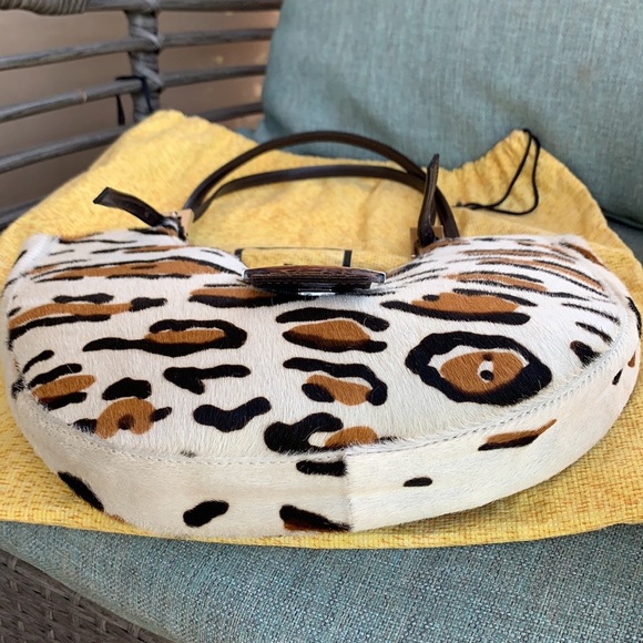 FENDI leopard print shoulder bag - Picture 6 of 14